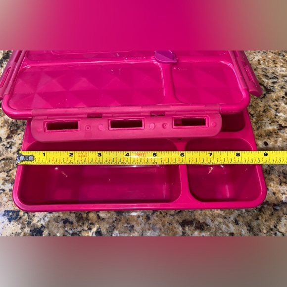 Pink Bento lunchbox. GoGreen. EUC. Leakproof - Picture 4 of 7